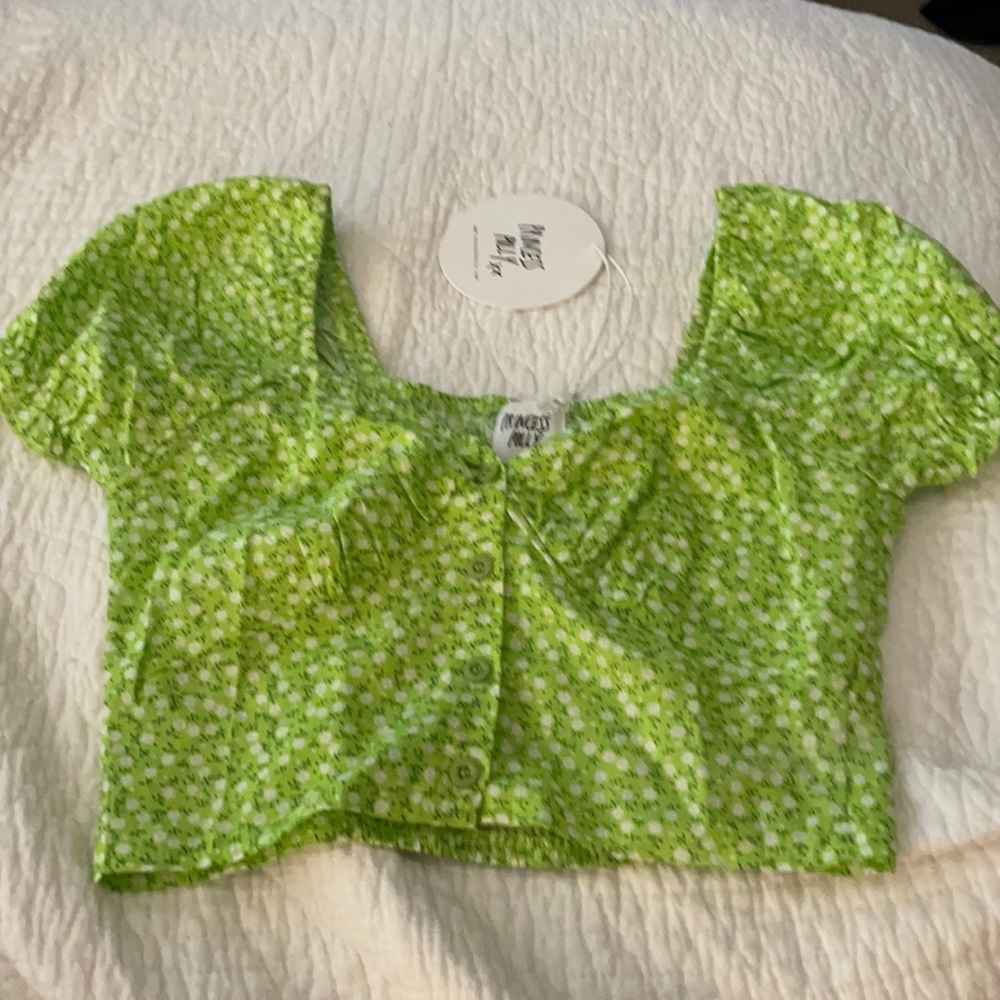 Princess Polly floral crop top NWT